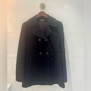 Black Wool Pea Coat